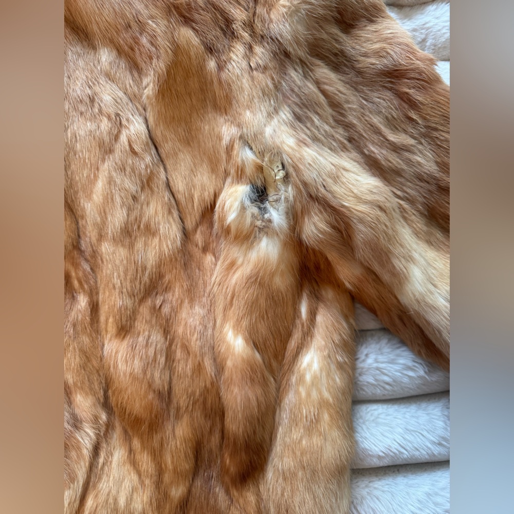 Vintage Dino Ricco Rabbit Fur Coat - Picture 3 of 4